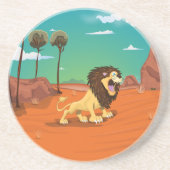 Dessous De Verre En Grès lion (Devant)