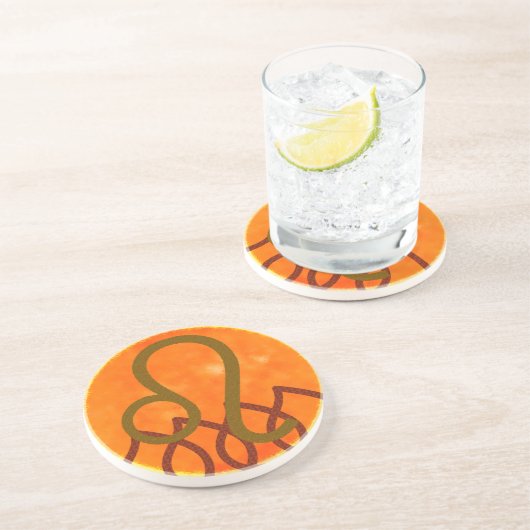 Dessous De Verre En Grès Lion (Côté)