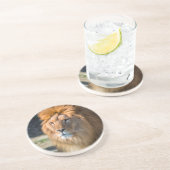 Dessous De Verre En Grès Lion 013 (Côté)