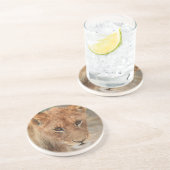 Dessous De Verre En Grès Lion CUB (Côté)