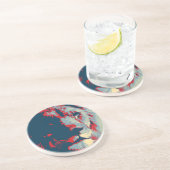 Dessous De Verre En Grès Lion Pop Art (Côté)