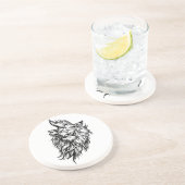 Dessous De Verre En Grès Lion-punk (Côté)