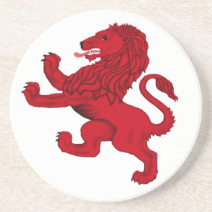 Dessous De Verre En Grès Lion Rampant d'Écosse