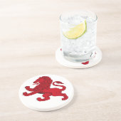Dessous De Verre En Grès Lion Rampant d'Écosse (Côté)