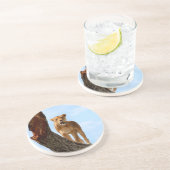 Dessous De Verre En Grès Lionne (Côté)