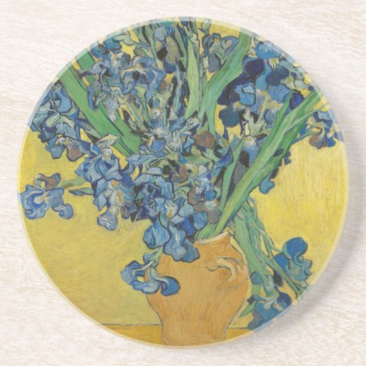 Dessous De Verre En Grès L'iris de Van Gogh (Devant)