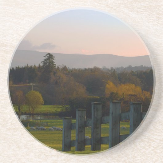 Dessous De Verre En Grès L'Irlande est belle (Devant)