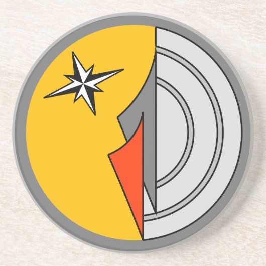 Dessous De Verre En Grès L'Israël A.F. (Devant)