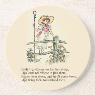 Dessous De Verre En Grès Little Bo Peep Nursery Rhyme