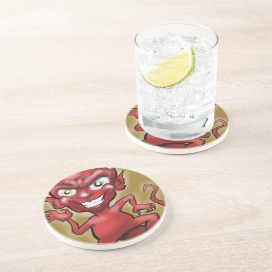 Dessous De Verre En Grès Little Devil (Côté)