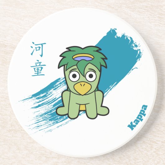 Dessous De Verre En Grès Little Kappa Yokai (Devant)
