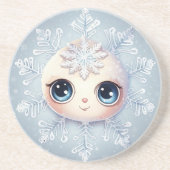 Dessous De Verre En Grès Little Snowflake 1 (Devant)