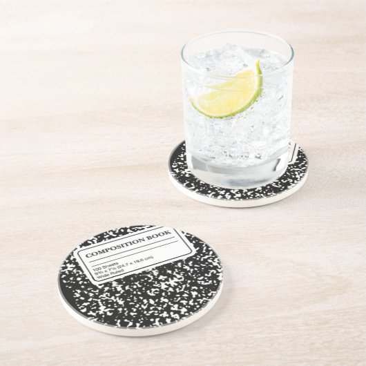 Dessous De Verre En Grès Livre de composition (Côté)