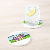 Dessous De Verre En Grès Llama (Côté)