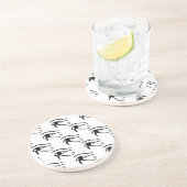 Dessous De Verre En Grès L'Oeil Du Motif Horus (Côté)