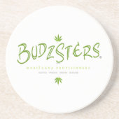 Dessous De Verre En Grès Logo Budzsters (Devant)