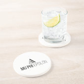 Dessous De Verre En Grès Logo de Mu Phi Epsilon (Côté)