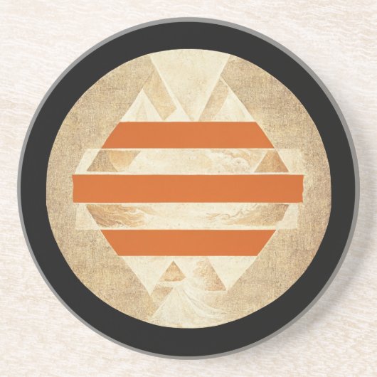 Dessous De Verre En Grès Logo de Nikia (Devant)