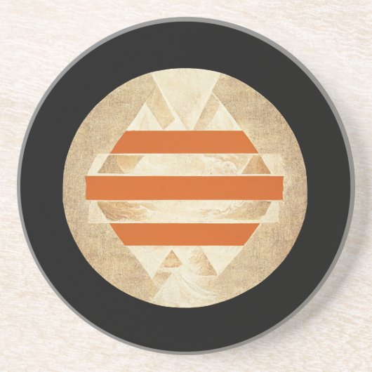 Dessous De Verre En Grès Logo de Nikia (Devant)