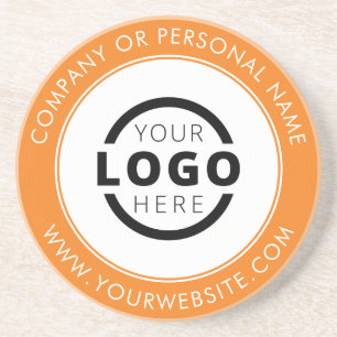 Dessous De Verre En Grès Logo d'entreprise de marque personnalisée Promotio
