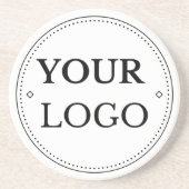 Dessous De Verre En Grès Logo d'entreprise Noël moderne (Devant)