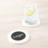 Dessous De Verre En Grès Logo promotionnel personnalisé Professionnel (Côté)