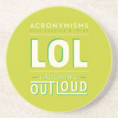 DESSOUS DE VERRE EN GRÈS LOL (Devant)