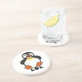 Dessous De Verre En Grès LOL Pingouin riant (Côté)