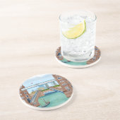 Dessous De Verre En Grès London Bridge (Côté)