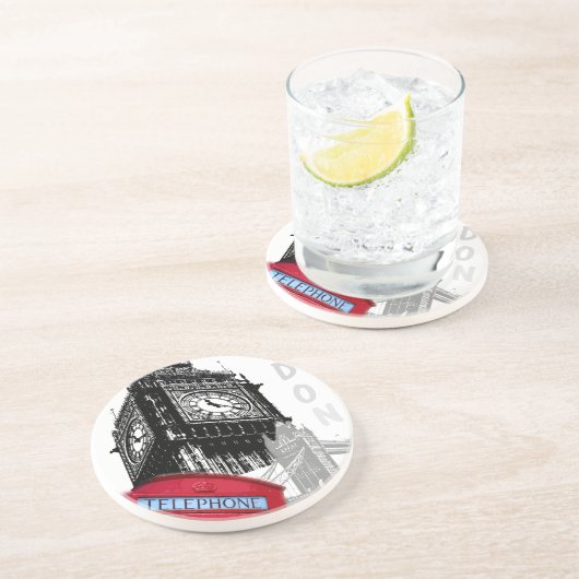 Dessous De Verre En Grès Londres (Côté)