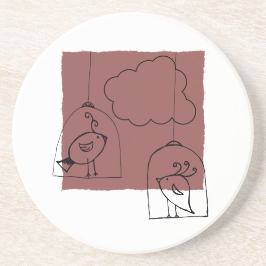 Dessous De Verre En Grès Looking (Devant)