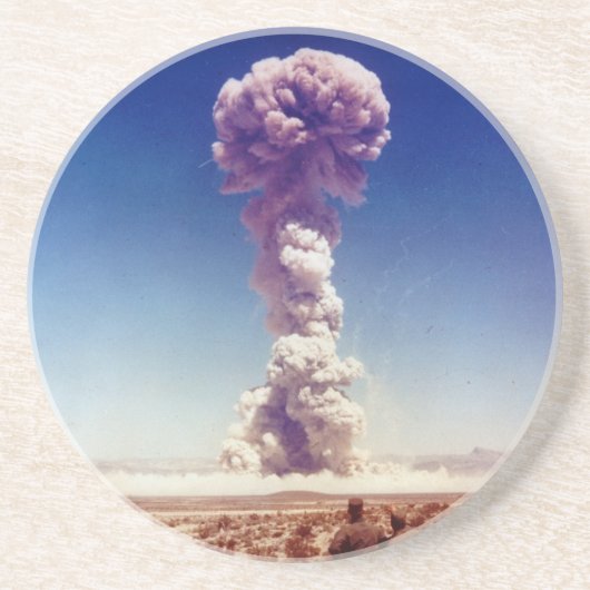 Dessous De Verre En Grès L'opération d'essai d'armes nucléaires (Devant)