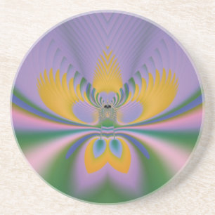 Dessous De Verre En Grès Lotus Pourpre