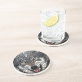 Dessous De Verre En Grès Loup sauvage (Côté)