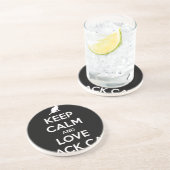 Dessous De Verre En Grès Love Black Cats (Côté)