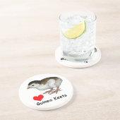 Dessous De Verre En Grès Love Guinée Keets (Côté)