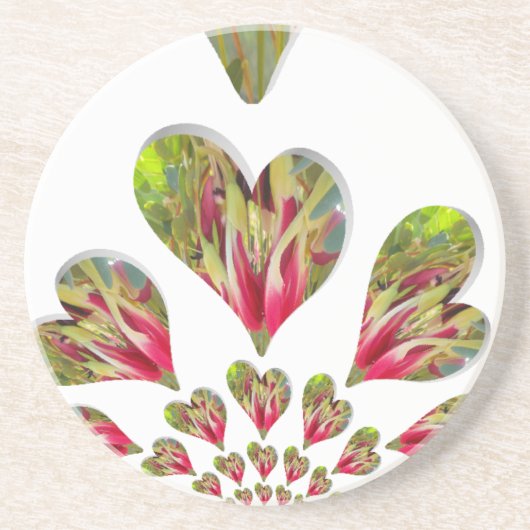 Dessous De Verre En Grès Lovely Hearts Humanitarian Day Le monde a besoin d (Devant)