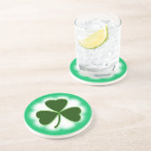 Dessous De Verre En Grès Lucky Shamrock (Côté)