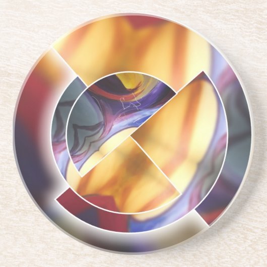 Dessous De Verre En Grès Lueur (Devant)