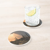 Dessous De Verre En Grès Lumière dans le désert (Côté)