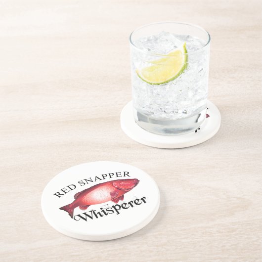 Dessous De Verre En Grès Lumière de Whisperer de Red Snapper (Côté)