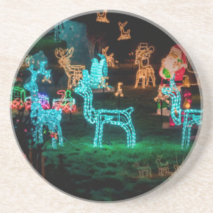 Dessous De Verre En Grès lumières de noël