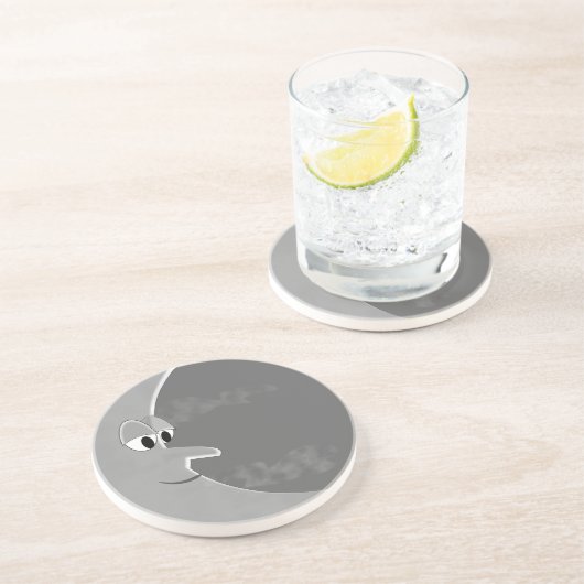 Dessous De Verre En Grès Luna (Côté)