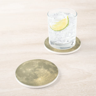 Dessous De Verre En Grès Lune
