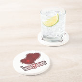 Dessous De Verre En Grès Lune de miel (Côté)
