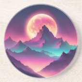 Dessous De Verre En Grès lune se lève (Devant)