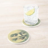 Dessous De Verre En Grès Lune vintage (Côté)