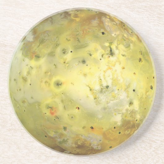 Dessous De Verre En Grès Lune volcanique de Jupiter (Devant)