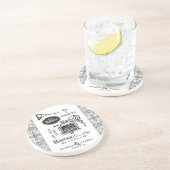 Dessous De Verre En Grès M. Right et Mme Always Right Mariage Mariage (Côté)