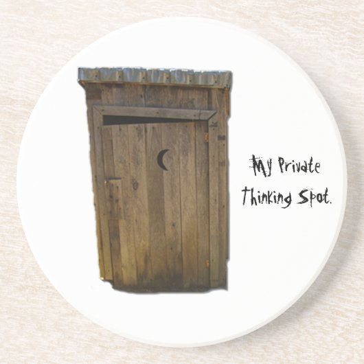 Dessous De Verre En Grès Ma tache de pensée privée (Devant)